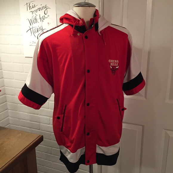 short sleeve warm up jacket